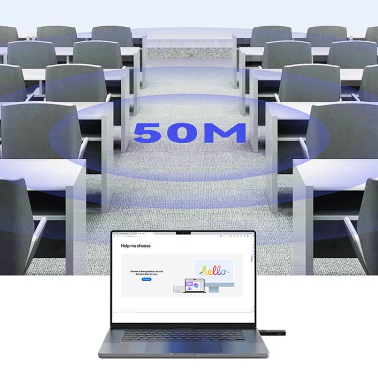 Q50 Vertical Texture Wireless HDMI Video Transmitter and Receiver Extender Adapter(Black) - Adapter by buy2fix | Online Shopping UK | buy2fix