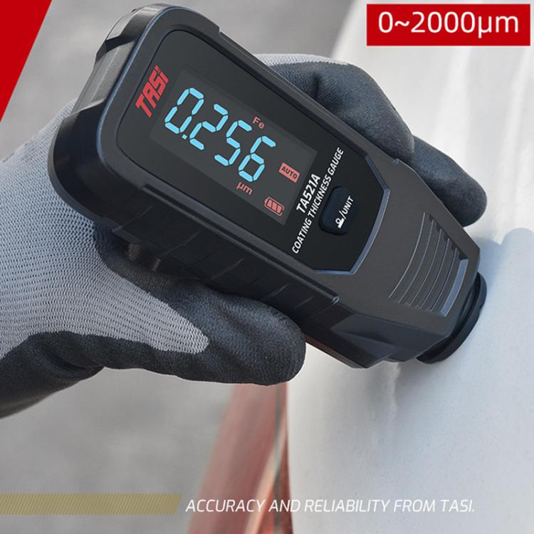 TASI TA521A Car Paint Film Meter Paint Surface Tester Coating Thickness Gauge(Black) - Coating Thickness Gauge by TASI | Online Shopping UK | buy2fix