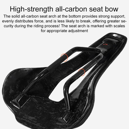 TOSEEK P10 Carbon Fiber 3D Printed Road Mountain Bike Seat, Width:160mm - Bicycle Saddle by TOSEEK | Online Shopping UK | buy2fix