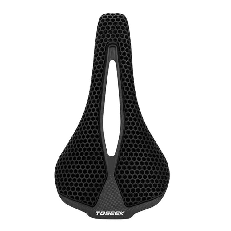 TOSEEK P300 Carbon Fiber 3D Printed Road Mountain Bike Seat(3K Plain Weave) - Bicycle Saddle by TOSEEK | Online Shopping UK | buy2fix