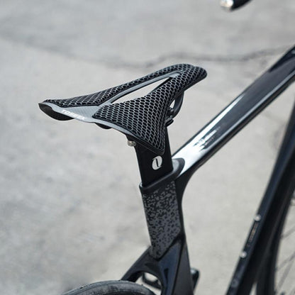 TOSEEK P300 Carbon Fiber 3D Printed Road Mountain Bike Seat(3K Plain Weave) - Bicycle Saddle by TOSEEK | Online Shopping UK | buy2fix