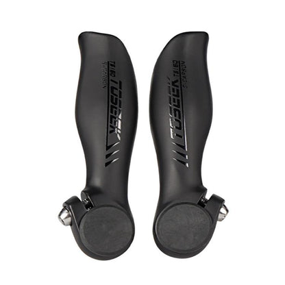TOSEEK 1Pair Carbon Fiber Mountain Bike Rest Horn Handlebar(Bright Cursor) - Bicycle Grips by TOSEEK | Online Shopping UK | buy2fix