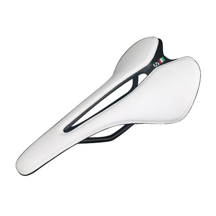 TOSEEK TS50 Road Mountain Bike Racing Saddle(White) - Bicycle Saddle by TOSEEK | Online Shopping UK | buy2fix