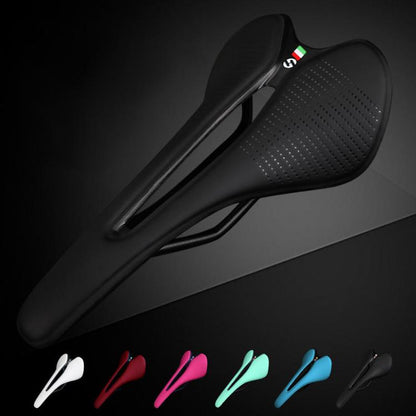 TOSEEK TS50 Road Mountain Bike Racing Saddle(Blue) - Bicycle Saddle by TOSEEK | Online Shopping UK | buy2fix