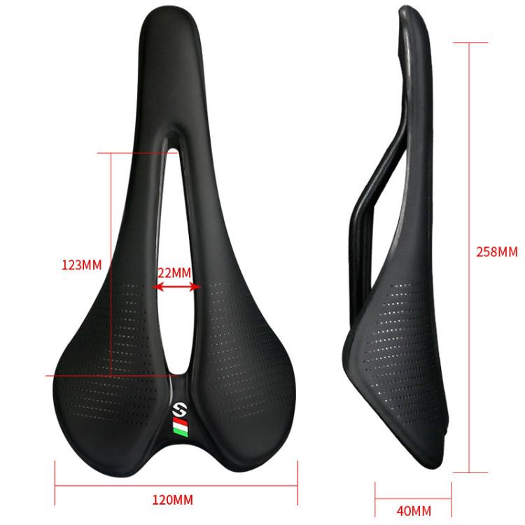 TOSEEK TS50 Road Mountain Bike Racing Saddle(Black) - Bicycle Saddle by TOSEEK | Online Shopping UK | buy2fix