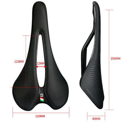 TOSEEK TS50 Road Mountain Bike Racing Saddle(Black) - Bicycle Saddle by TOSEEK | Online Shopping UK | buy2fix