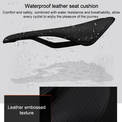 TOSEEK TS50 Road Mountain Bike Racing Saddle(Red) - Bicycle Saddle by TOSEEK | Online Shopping UK | buy2fix