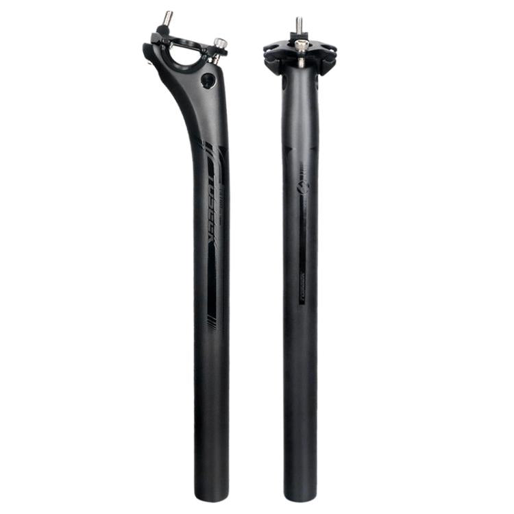 TOSEEK Road Mountain Bike Carbon Fiber Sitting Tube, Specification:30.8x350mm(Black) - Bicycle Saddle by TOSEEK | Online Shopping UK | buy2fix
