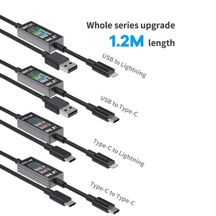 18 Kinds AV-Line 2.0 1.2m Intelligent Detection Charging Data Cable, Interface:USB to  8 Pin - Test Tools by buy2fix | Online Shopping UK | buy2fix