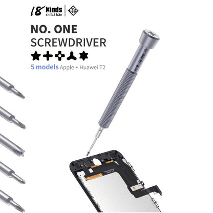 18 Kinds Precision Magnetic Super Hard Screwdriver, Model:C External Cross - Screwdriver by buy2fix | Online Shopping UK | buy2fix