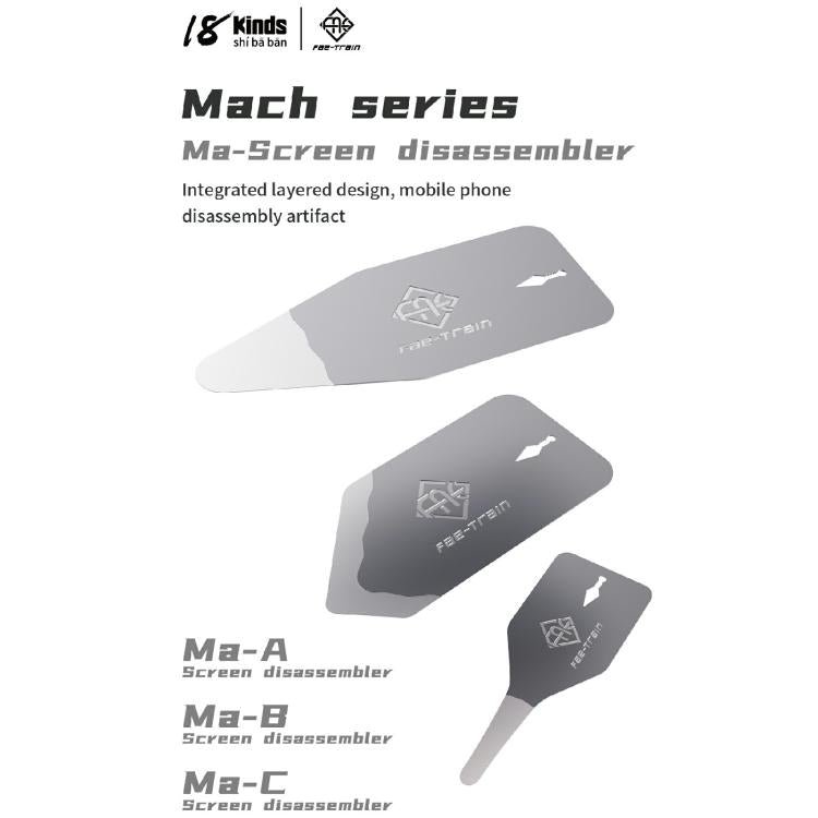 18 Kinds Mach Screen Dismantling Chip, Model:Ma-A - Crowbar by buy2fix | Online Shopping UK | buy2fix