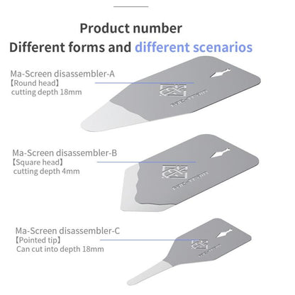 18 Kinds Mach Screen Dismantling Chip, Model:Ma-A - Crowbar by buy2fix | Online Shopping UK | buy2fix