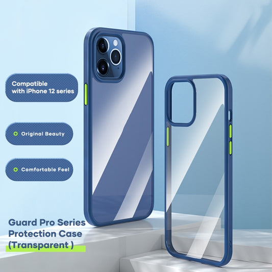 For iPhone 12 / 12 Pro ROCK Guard Pro Series Shockproof TPU + PC Protective Case(Black) - iPhone 12 / 12 Pro Cases by ROCK | Online Shopping UK | buy2fix