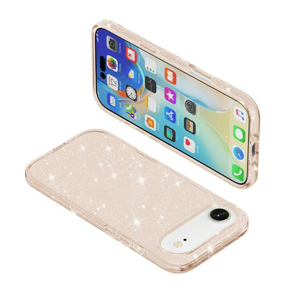 For iPhone Air Shockproof Terminator Glitter Powder Phone Case(Gold) - iPhone Air Cases by buy2fix | Online Shopping UK | buy2fix