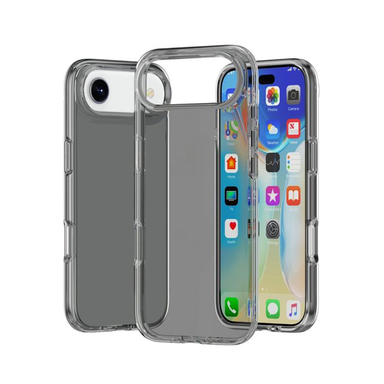 For iPhone Air Shockproof Terminator Glitter Powder Phone Case(Transparent Grey) - iPhone Air Cases by buy2fix | Online Shopping UK | buy2fix