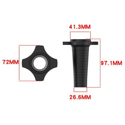 For Shure SM58 Without Switch Microphone Silicone Protective Cover(Black) - Microphone by buy2fix | Online Shopping UK | buy2fix