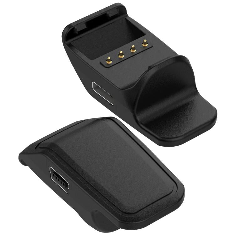 For Garmin PT10 / TB10 / TT15 Mini / T5 mini Portable Dual Ports Pet Dog Bark Collar Tracker Charging Adapter(Black) - Charger by buy2fix | Online Shopping UK | buy2fix