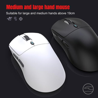 HXSJ T68 3 Modes Wired 2.4G BT5.1 Wireless Lightweight Gaming Mouse(Black) - Wireless Mice by HXSJ | Online Shopping UK | buy2fix