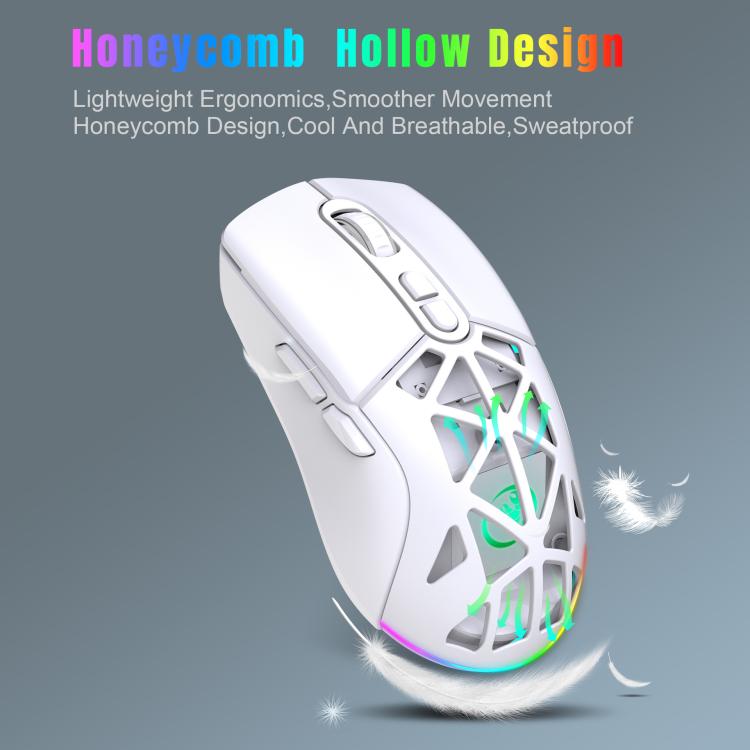 HXSJ T26 Dual Modes 2.4G BT5.1 Rechargeable Wireless Mouse(Black) - Wireless Mice by HXSJ | Online Shopping UK | buy2fix