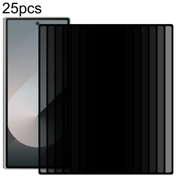 For Samsung Galaxy Z Fold7 5G 25pcs Silk Full Cover 28-degree Privacy Tempered Glass Film - Galaxy Z Fold7 5G Tempered Glass by buy2fix | Online Shopping UK | buy2fix