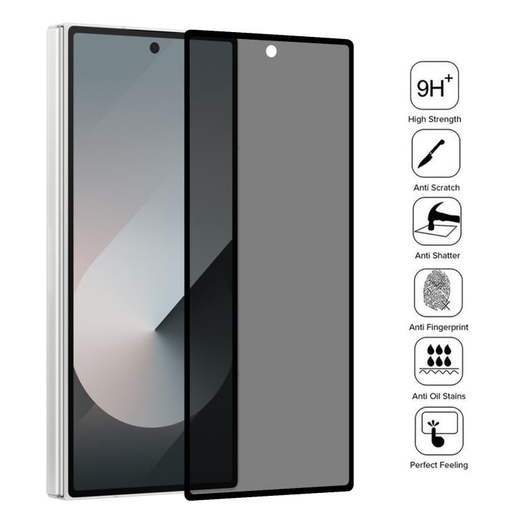 For Samsung Galaxy Z Fold7 5G 25pcs Silk Full Cover 28-degree Privacy Tempered Glass Film - Galaxy Z Fold7 5G Tempered Glass by buy2fix | Online Shopping UK | buy2fix
