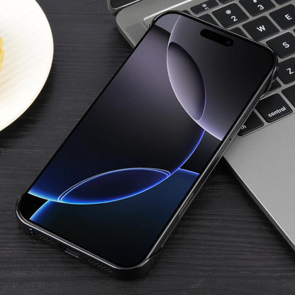 For iPhone 16 Pro Electroplating Frameless Frosted Anti-Glare PC MagSafe Phone Case(Black) - iPhone 16 Pro Cases by buy2fix | Online Shopping UK | buy2fix