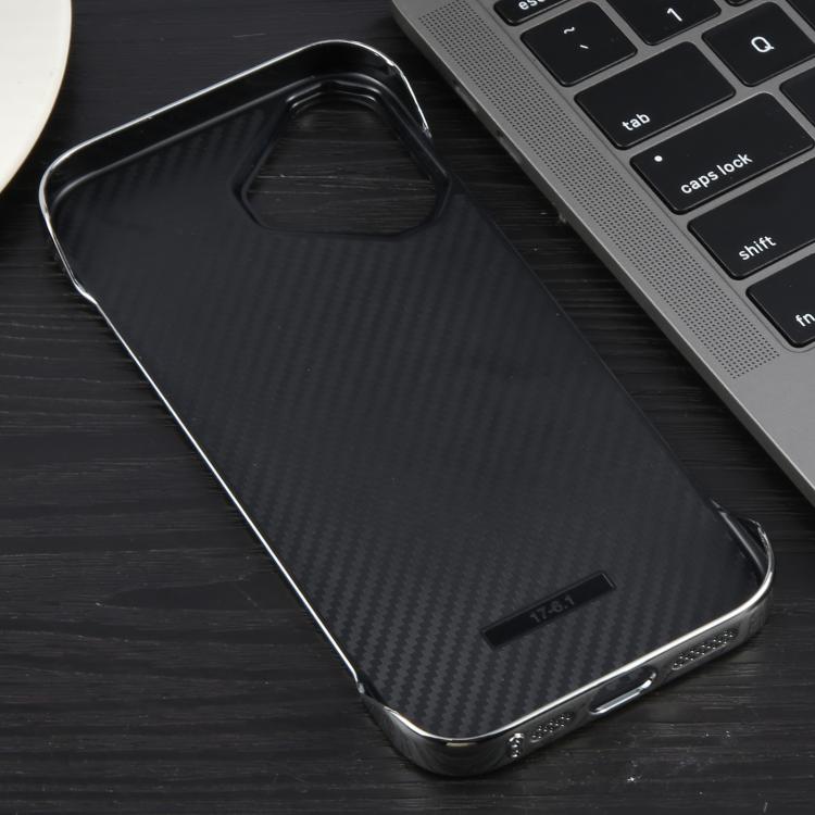For iPhone 16 Plus Electroplating Frameless Frosted Anti-Glare PC MagSafe Phone Case(Silver White) - iPhone 16 Plus Cases by buy2fix | Online Shopping UK | buy2fix