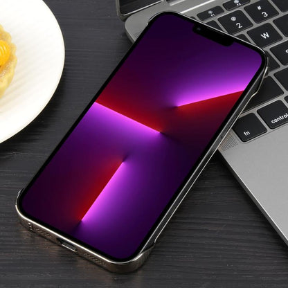 For iPhone 13 Pro Electroplating Frameless Frosted Anti-Glare PC MagSafe Phone Case(Desert Gold) - iPhone 13 Pro Cases by buy2fix | Online Shopping UK | buy2fix