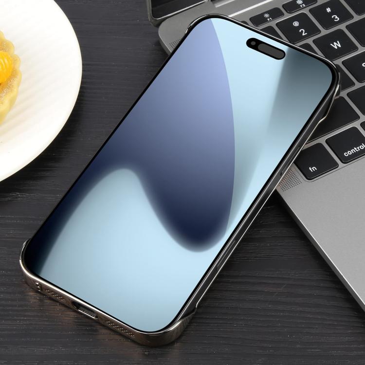 For iPhone 17 Pro Electroplating Frameless Frosted Anti-Glare PC MagSafe Phone Case(Desert Gold) - iPhone 17 Pro Cases by buy2fix | Online Shopping UK | buy2fix