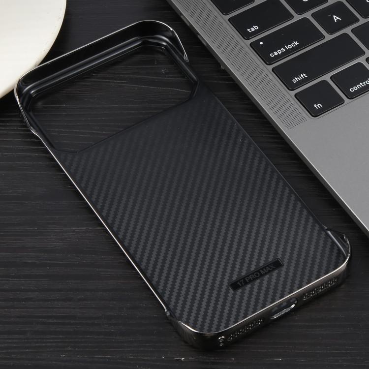 For iPhone 17 Pro Electroplating Frameless Frosted Anti-Glare PC MagSafe Phone Case(Titanium Gray) - iPhone 17 Pro Cases by buy2fix | Online Shopping UK | buy2fix