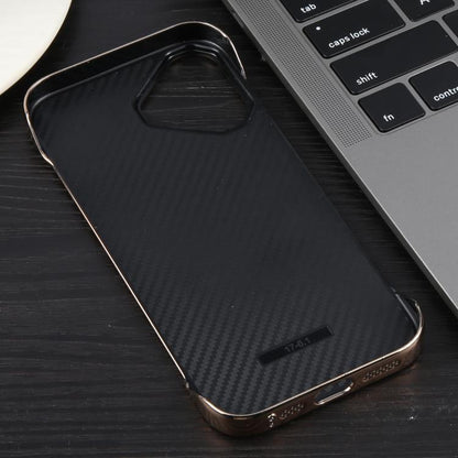 For iPhone 17 Electroplating Frameless Frosted Anti-Glare PC MagSafe Phone Case(Desert Gold) - iPhone 17 Cases by buy2fix | Online Shopping UK | buy2fix