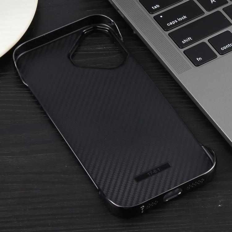 For iPhone 17 Electroplating Frameless Frosted Anti-Glare PC MagSafe Phone Case(Black) - iPhone 17 Cases by buy2fix | Online Shopping UK | buy2fix