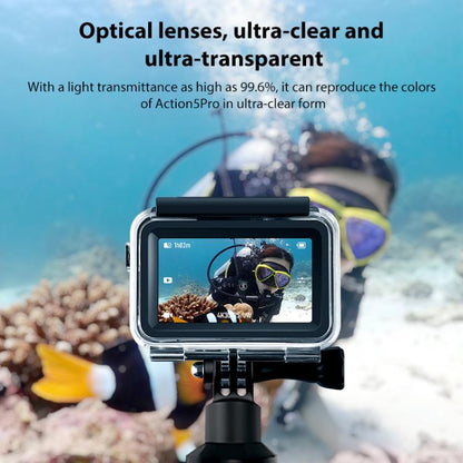 For DJI Osmo Action 5 Pro Magnetic 60m Waterproof Case Diving Waterproof Case - Case & Bags by buy2fix | Online Shopping UK | buy2fix