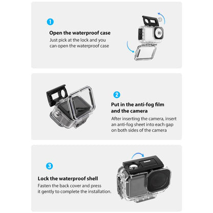 For DJI Osmo Action 5 Pro Magnetic 60m Waterproof Case Diving Case with Base + Gift Kit - Case & Bags by buy2fix | Online Shopping UK | buy2fix