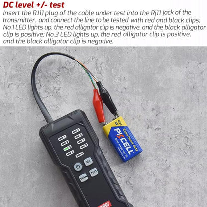 TASI TA502B Multi-function Network Cable Tester - Lan Cable and Tools by TASI | Online Shopping UK | buy2fix