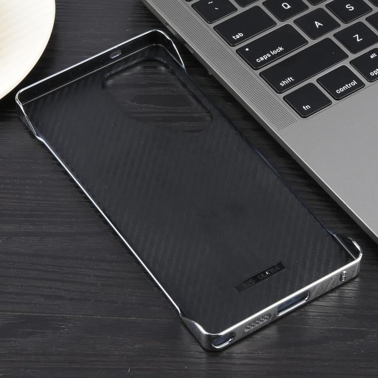 For Samsung Galaxy S22 Ultra 5G Electroplating Frameless Frosted Anti-Glare PC MagSafe Phone Case(Silver White) - Galaxy S22 Ultra 5G Cases by buy2fix | Online Shopping UK | buy2fix