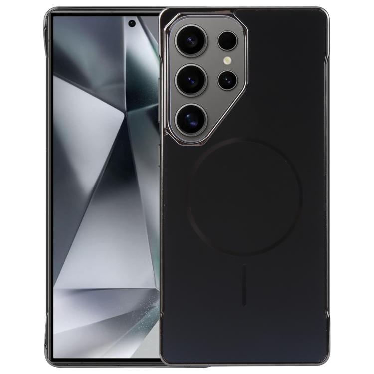 For Samsung Galaxy S25 Ultra 5G Electroplating Frameless Frosted Anti-Glare PC MagSafe Phone Case(Black) - Galaxy S25 Ultra 5G Cases by buy2fix | Online Shopping UK | buy2fix