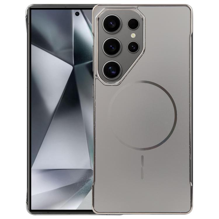 For Samsung Galaxy S25 Ultra 5G Electroplating Frameless Frosted Anti-Glare PC MagSafe Phone Case(Titanium Gray) - Galaxy S25 Ultra 5G Cases by buy2fix | Online Shopping UK | buy2fix