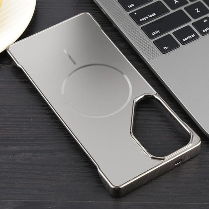 For Samsung Galaxy S25 Ultra 5G Electroplating Frameless Frosted Anti-Glare PC MagSafe Phone Case(Titanium Gray) - Galaxy S25 Ultra 5G Cases by buy2fix | Online Shopping UK | buy2fix