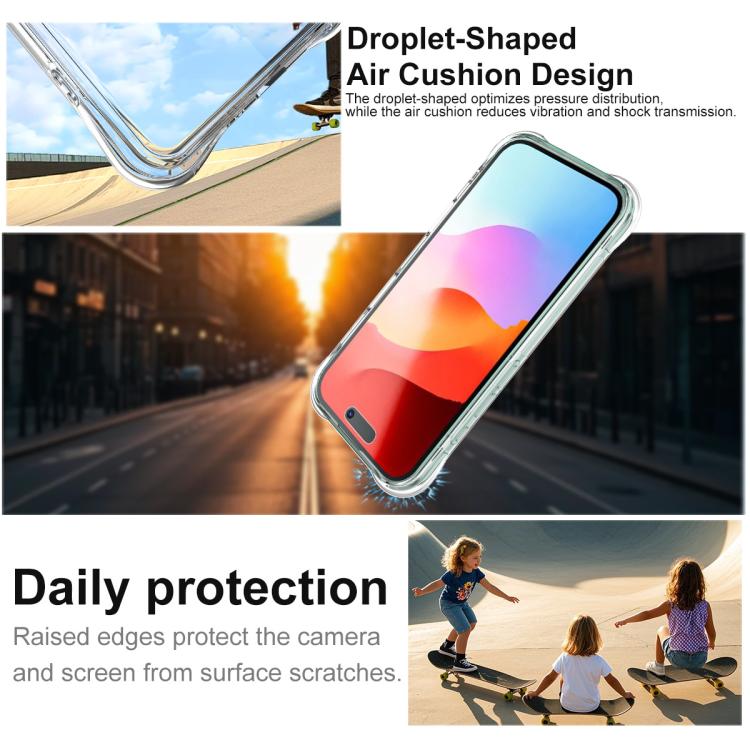 For iPhone 17 Air imak Shockproof Airbag TPU Phone Case(Transparent) - iPhone 17 Air Cases by imak | Online Shopping UK | buy2fix