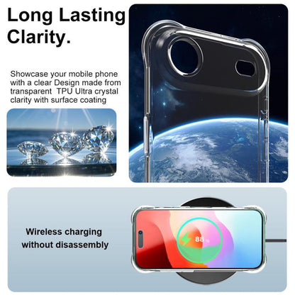 For iPhone 17 Air imak Shockproof Airbag TPU Phone Case(Transparent) - iPhone 17 Air Cases by imak | Online Shopping UK | buy2fix