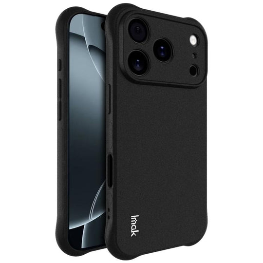 For iPhone 17 Pro imak Shockproof Airbag TPU Phone Case(Matte Black)