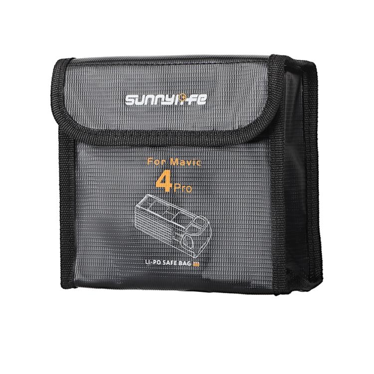 For DJI Mavic 4 Pro Sunnylife Battery Explosion-proof Safe Bag Protective Li-Po Safe Bag(For 3pcs Batteries) - Backpacks & Bags by Sunnylife | Online Shopping UK | buy2fix