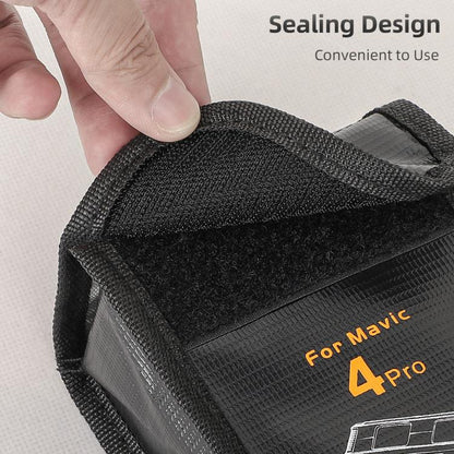 For DJI Mavic 4 Pro Sunnylife Battery Explosion-proof Safe Bag Protective Li-Po Safe Bag(For 1pc Battery) - Backpacks & Bags by Sunnylife | Online Shopping UK | buy2fix