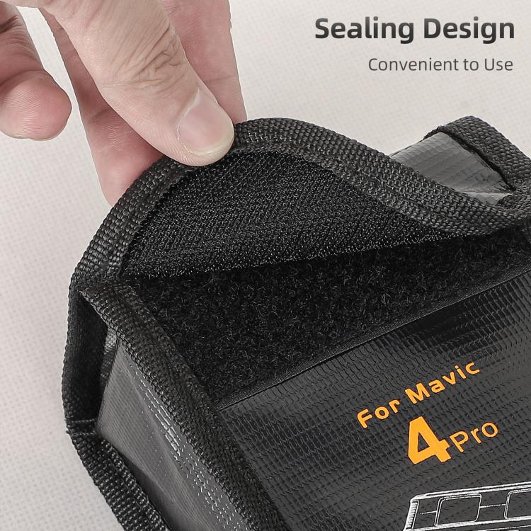 For DJI Mavic 4 Pro Sunnylife Battery Explosion-proof Safe Bag Protective Li-Po Safe Bag(For 2pcs Batteries) - Backpacks & Bags by Sunnylife | Online Shopping UK | buy2fix