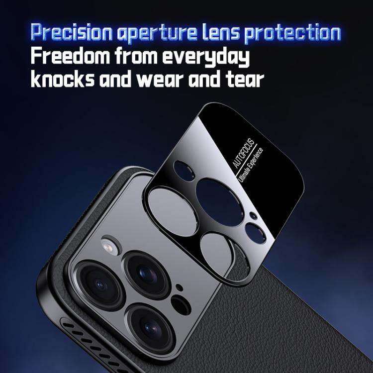 For iPhone Air Soft Armor Cooling Plain Leather Hybrid PC Phone Case(White) - iPhone Air Cases by buy2fix | Online Shopping UK | buy2fix