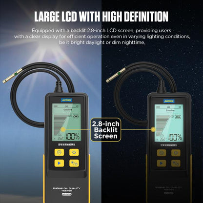 AUTOOL AS503 2.8 inch Backlit Display Car Engine Oil Tester Lubricating Oil Quality Analyzer(Black) - Electronic Test by buy2fix | Online Shopping UK | buy2fix