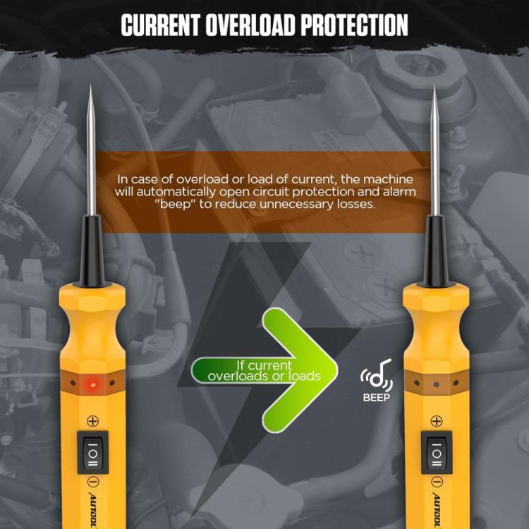 AUTOOL BT160 Car Multifunctional Electrical Circuit Tester Short Circuit Diagnostic Tool(Yellow) - Electronic Test by buy2fix | Online Shopping UK | buy2fix