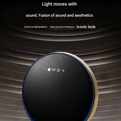 LP19 HI-FI Sound RGB Light BT Speaker Home System Theatre Music Player(White) - Desktop Speaker by buy2fix | Online Shopping UK | buy2fix