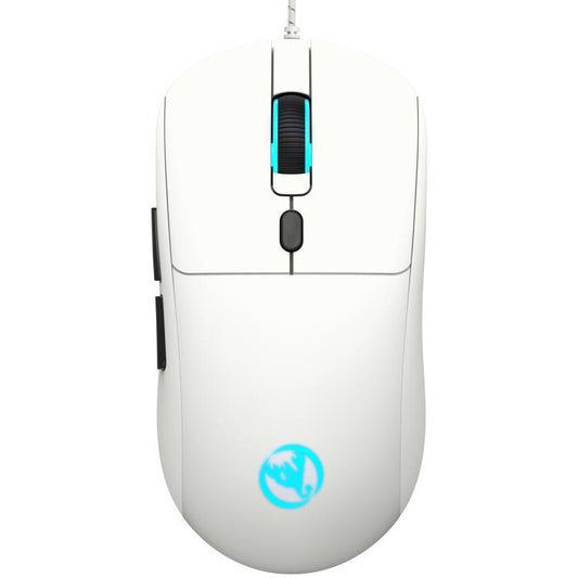 HXSJ X200 3600DPI Colorful Luminous Wired Mouse, Cable Length: 1.5m(White) - Wired Mice by HXSJ | Online Shopping UK | buy2fix